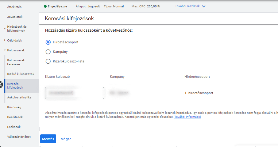 kulcsszotervezo_elerese